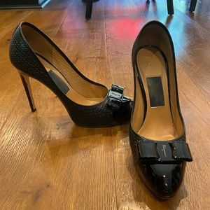 Black Ferragamo Heels